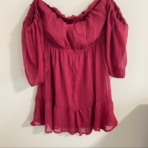 NWT Francesca’s mi ami Cold Shoulder Pink Dress - Picture 7 of 9